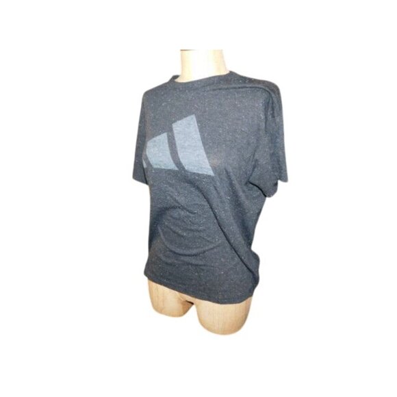Adidas Size M Medium Speckled Athletic Tshirt Tee Shirt - Picture 2 of 2